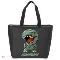 Halloween Zombie Trex NomNom Tote Bag thumb 0