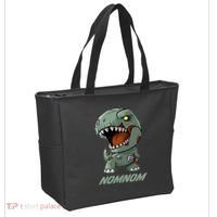 Halloween Zombie Trex NomNom Tote Bag thumb 2