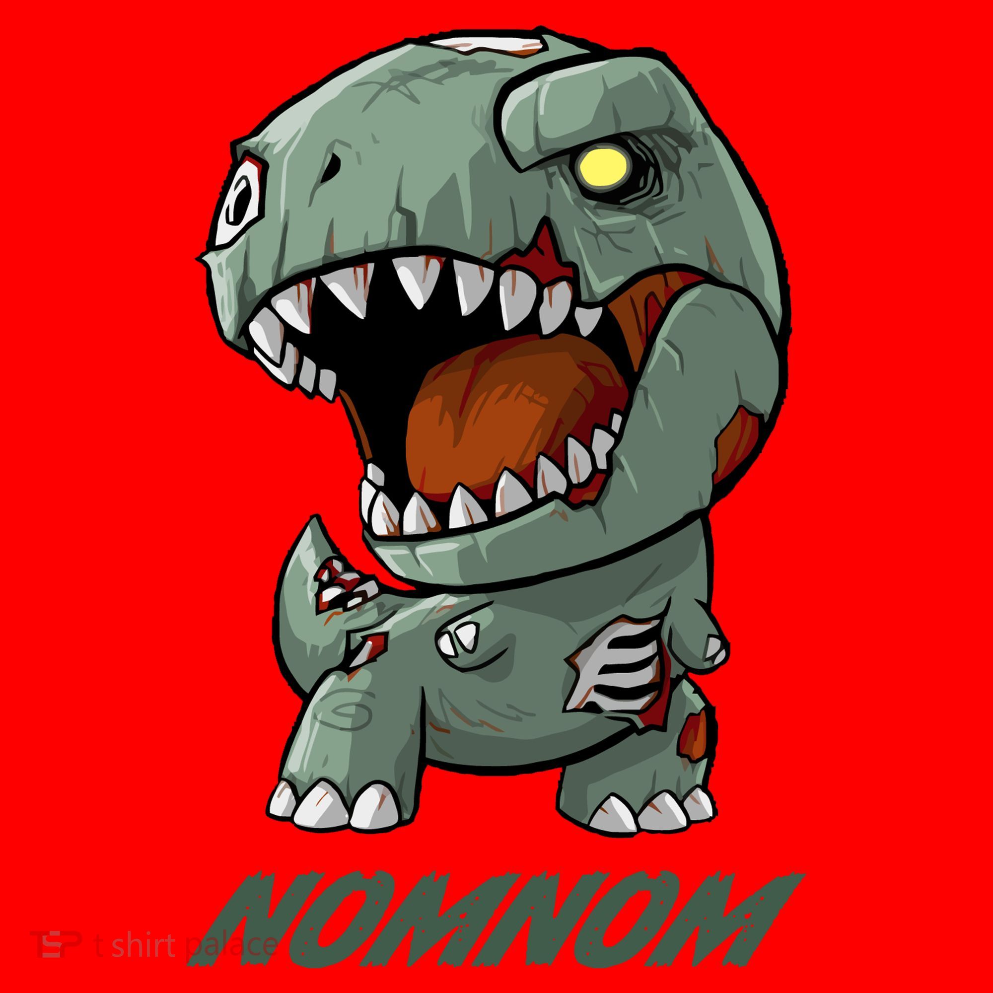 Halloween Zombie Trex NomNom Santa Hat