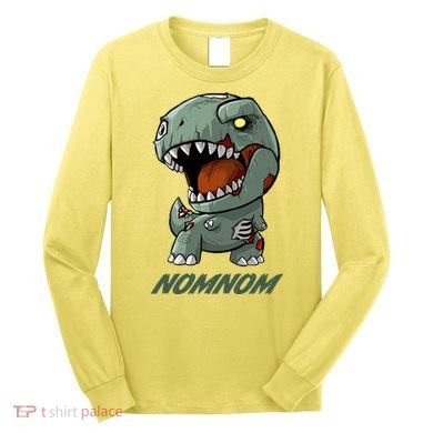Halloween Zombie Trex NomNom Long Sleeve Shirt