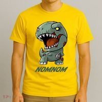 Halloween Zombie Trex NomNom T-Shirt thumb 3