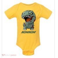 Halloween Zombie Trex NomNom Baby Bodysuit thumb 0