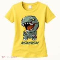 Halloween Zombie Trex NomNom Women's T-Shirt thumb 0