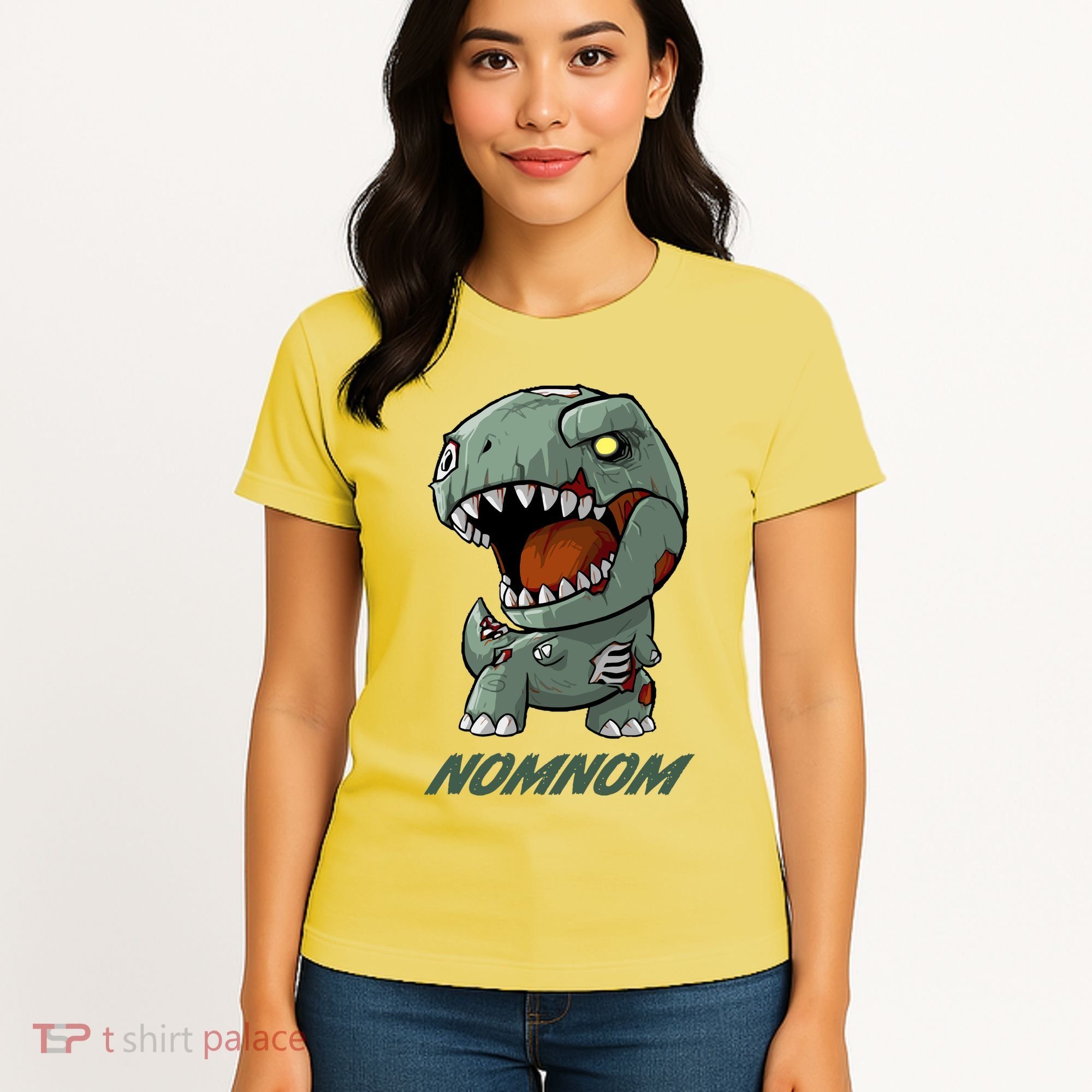 Halloween Zombie Trex NomNom Women's T-Shirt
