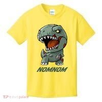 Halloween Zombie Trex NomNom Kids T-Shirt thumb 0