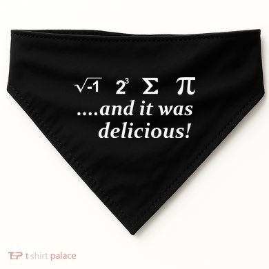 I 8 Sum Pi And It was Delicious! USA-Made Doggie Bandana
