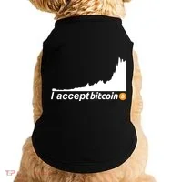 I Accept Bitcoin Crypto Currency Doggie Tank thumb 0