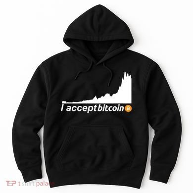 I Accept Bitcoin Crypto Currency Hoodie