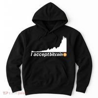 I Accept Bitcoin Crypto Currency Hoodie thumb 0