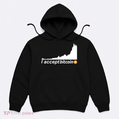 I Accept Bitcoin Crypto Currency Hoodie
