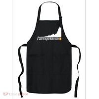 I Accept Bitcoin Crypto Currency Apron thumb 0