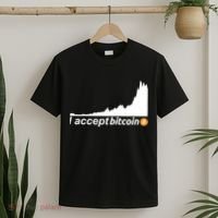 I Accept Bitcoin Crypto Currency T-Shirt thumb 2