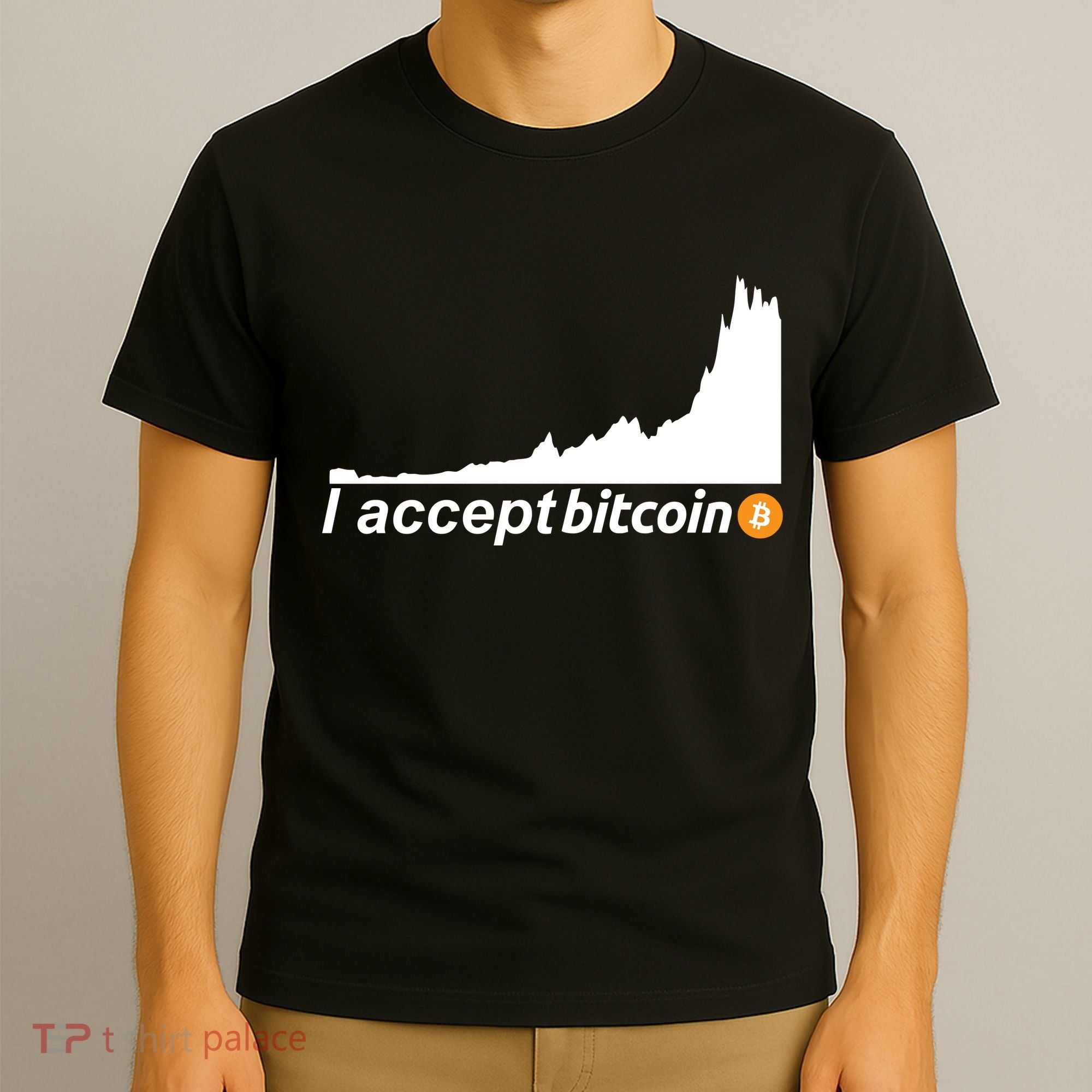 I Accept Bitcoin Crypto Currency T-Shirt