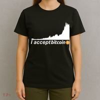 I Accept Bitcoin Crypto Currency T-Shirt thumb 4