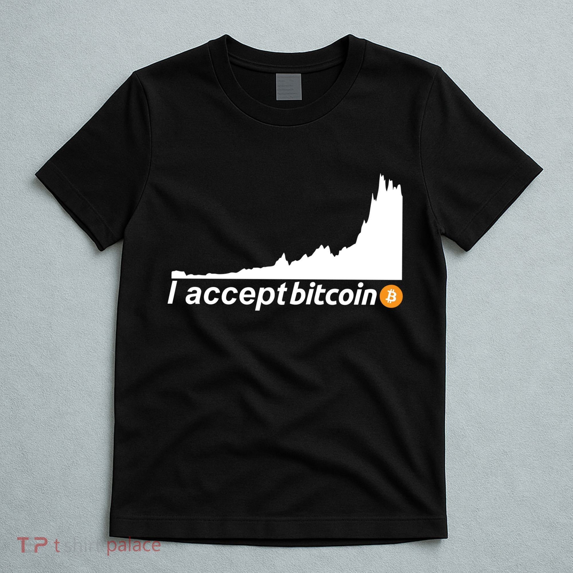 I Accept Bitcoin Crypto Currency T-Shirt
