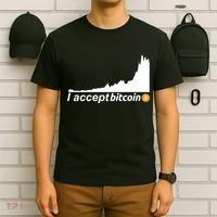 I Accept Bitcoin Crypto Currency T-Shirt thumb 6