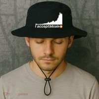 I Accept Bitcoin Crypto Currency Bucket Hat thumb 2