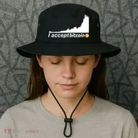 I Accept Bitcoin Crypto Currency Bucket Hat thumb 3