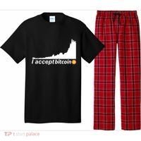 I Accept Bitcoin Crypto Currency Pajama Set thumb 0