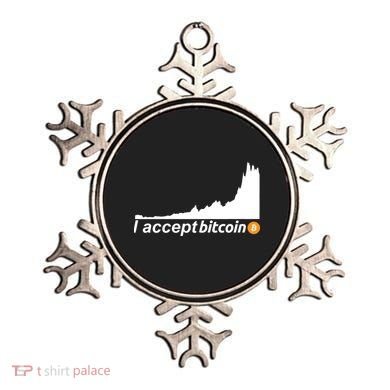 I Accept Bitcoin Crypto Currency Ornament