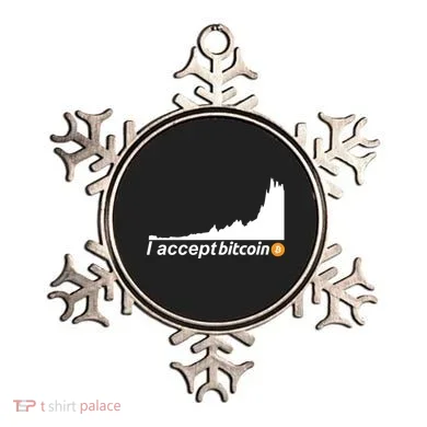 I Accept Bitcoin Crypto Currency Ornament