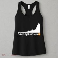 I Accept Bitcoin Crypto Currency Women's Tank Top thumb 3