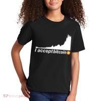 I Accept Bitcoin Crypto Currency Kids T-Shirt thumb 2
