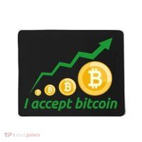 I Accept Bitcoin Graph Logo Mousepad thumb 0