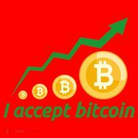 I Accept Bitcoin Graph Logo Santa Hat thumb 1