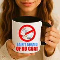 I Ain't Afraid of No Goat Chicago Coffee Mug thumb 3
