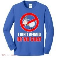 I Ain't Afraid of No Goat Chicago Kids Long Sleeve Shirt thumb 0