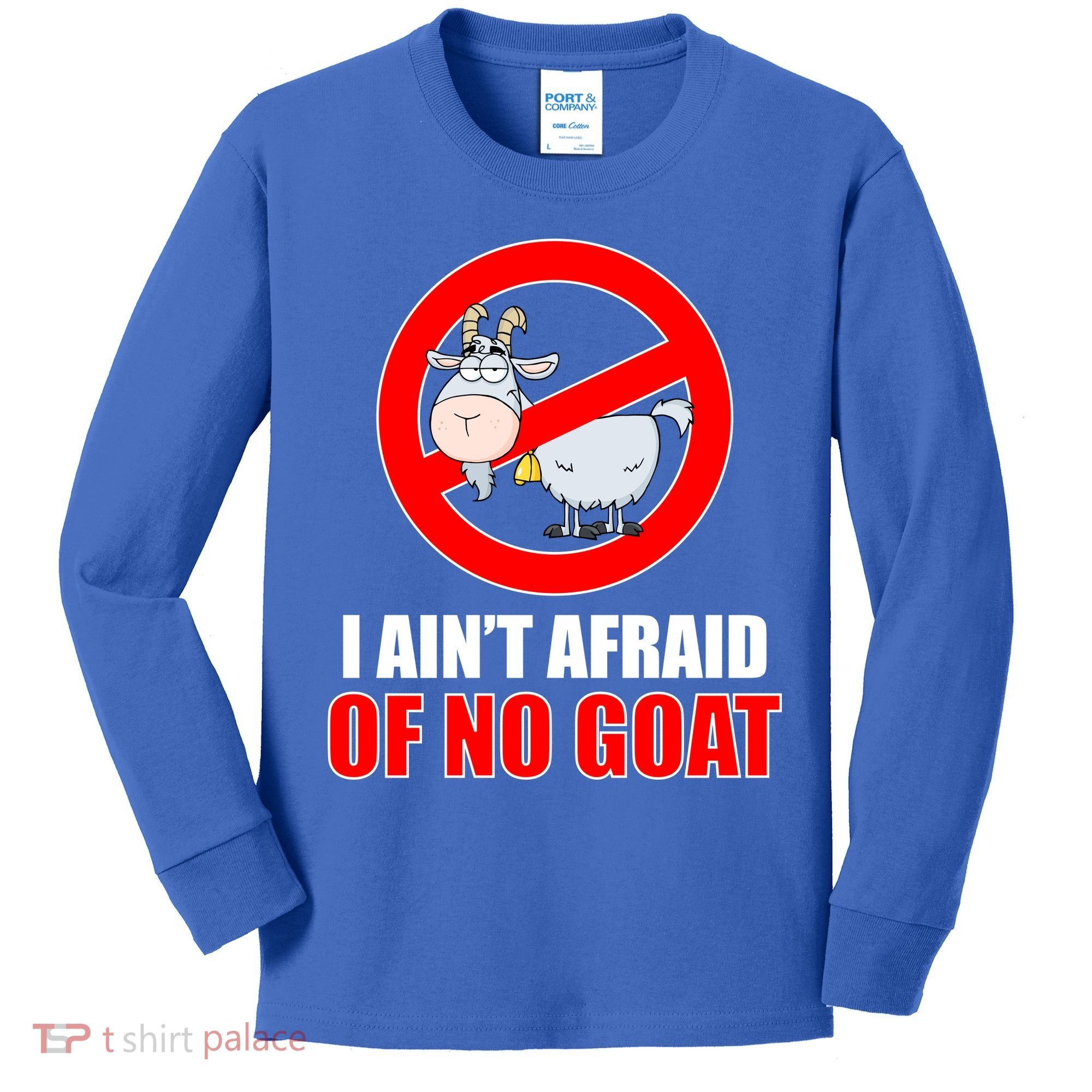 I Ain't Afraid of No Goat Chicago Kids Long Sleeve Shirt