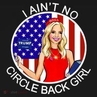 I Ain't No Circle Back Girl Kayleigh McEnany Backpack thumb 2