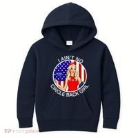 I Ain't No Circle Back Girl Kayleigh McEnany Kids Hoodie thumb 0