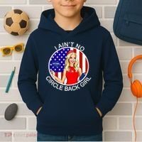 I Ain't No Circle Back Girl Kayleigh McEnany Kids Hoodie thumb 2