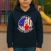 I Ain't No Circle Back Girl Kayleigh McEnany Kids Hoodie thumb 3