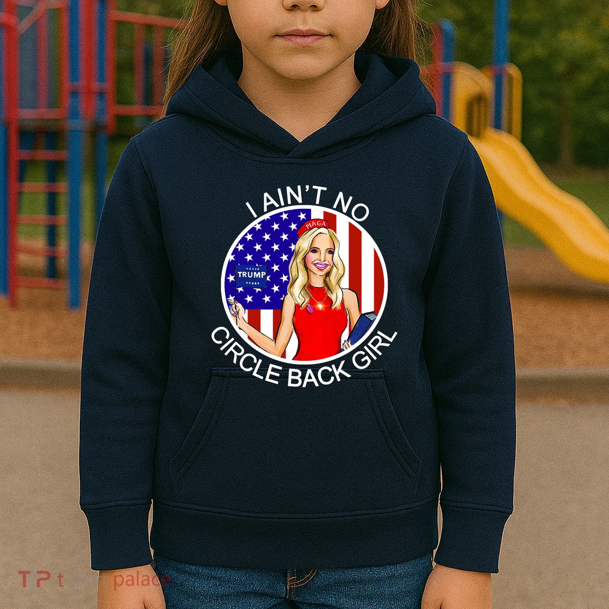 I Ain't No Circle Back Girl Kayleigh McEnany Kids Hoodie