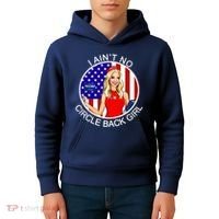 I Ain't No Circle Back Girl Kayleigh McEnany Kids Hoodie thumb 4