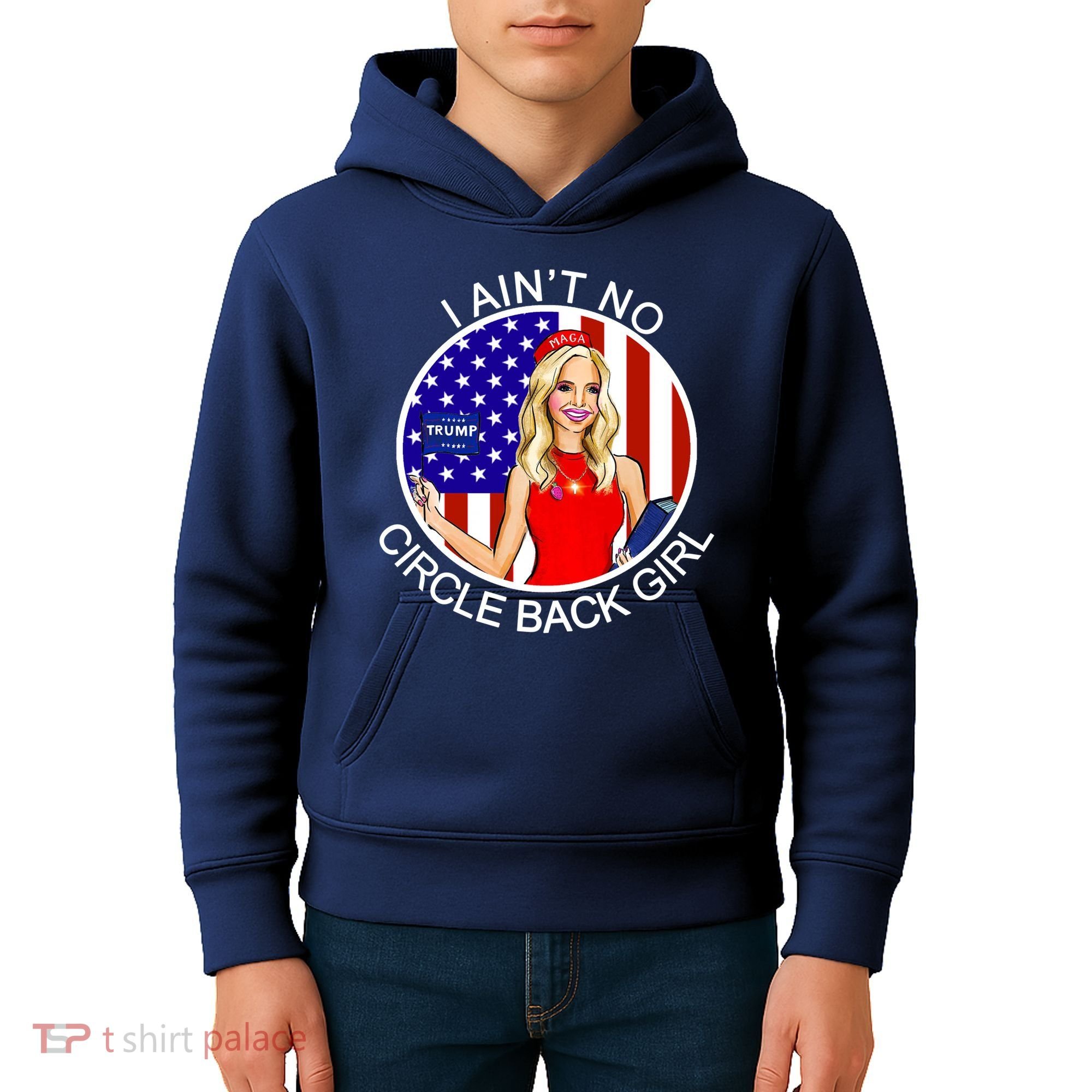 I Ain't No Circle Back Girl Kayleigh McEnany Kids Hoodie