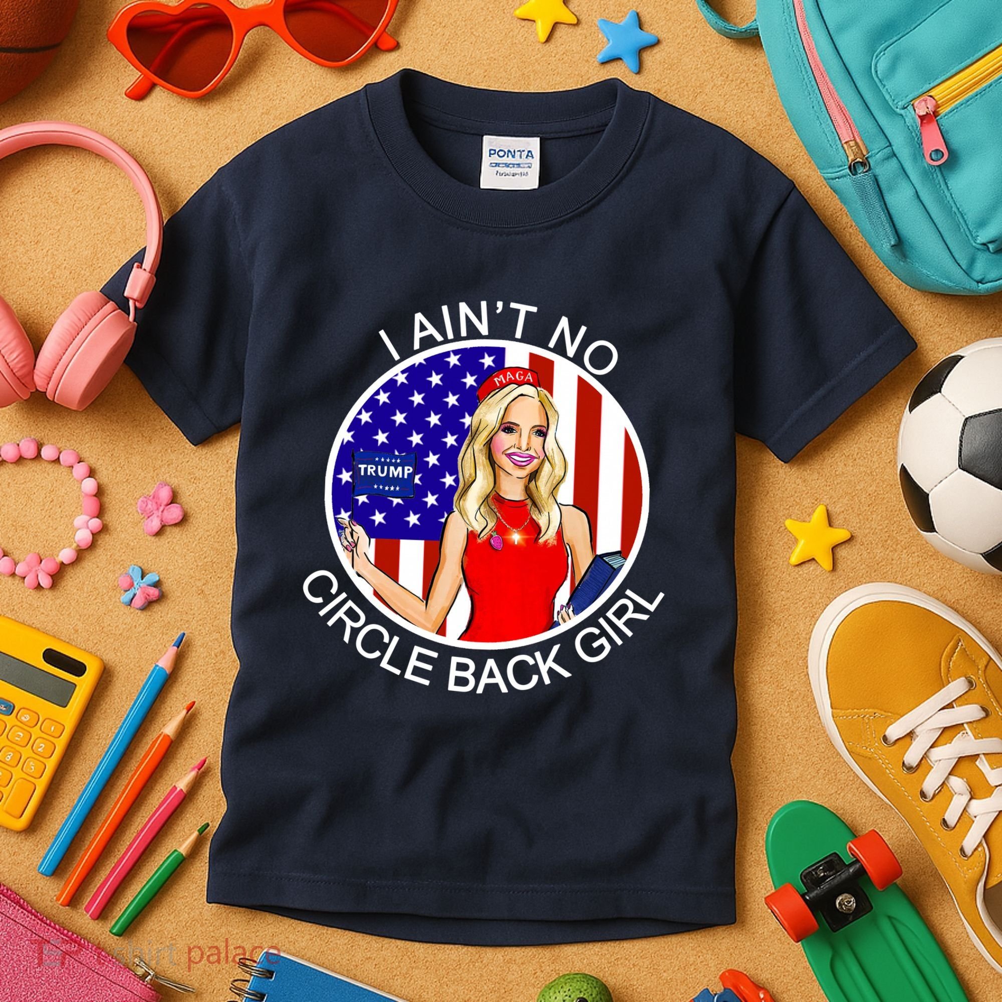 I Ain't No Circle Back Girl Kayleigh McEnany Kids T-Shirt