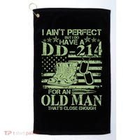 I Ain't Perfect  But I Do Have A DD-214 Golf Towel thumb 0