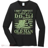 I Ain't Perfect  But I Do Have A DD-214 Women's Long Sleeve Shirt thumb 0