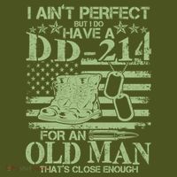 I Ain't Perfect  But I Do Have A DD-214 Mousepad thumb 1