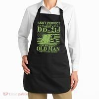 I Ain't Perfect But I Do Have A DD-214 Old Man Apron thumb 2