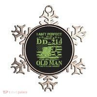 I Ain't Perfect But I Do Have A DD-214 Old Man Ornament thumb 0