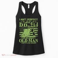 I Ain't Perfect But I Do Have A DD-214 Old Man Women's Tank Top thumb 0