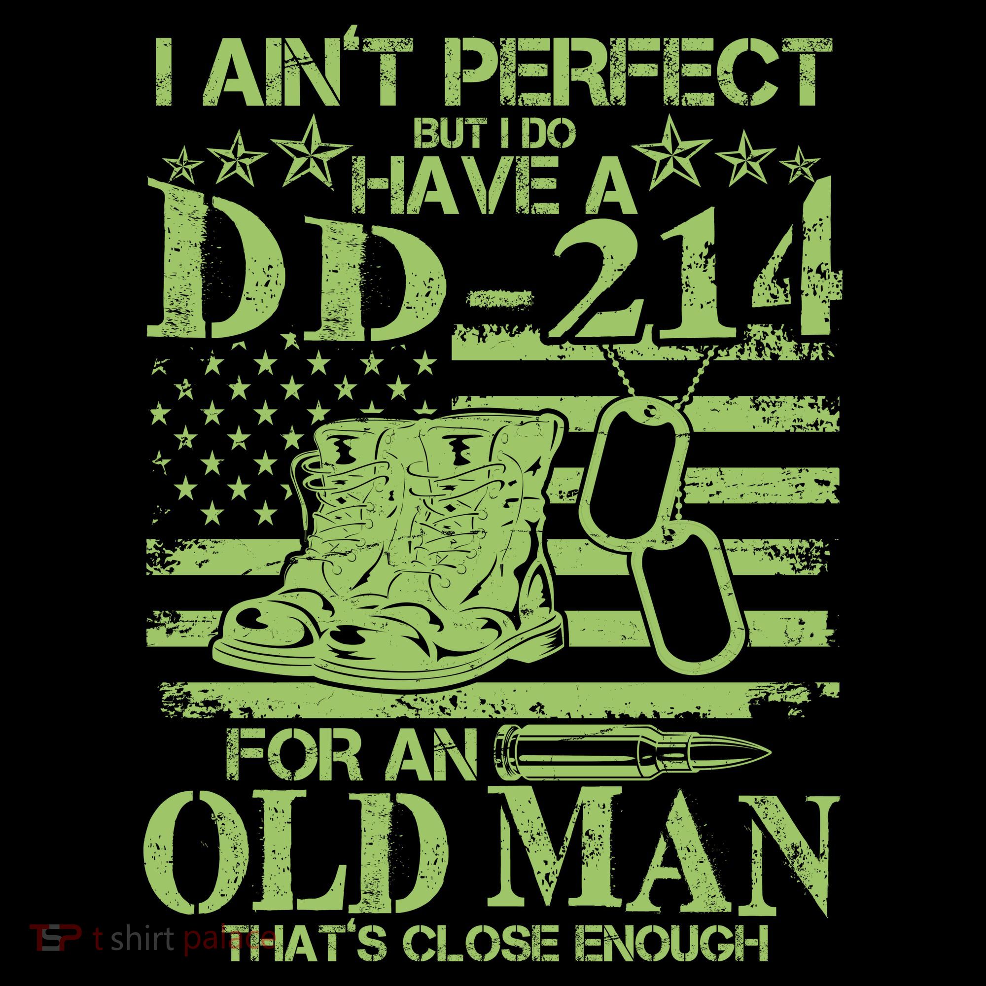 I Ain't Perfect But I Do Have A DD-214 Old Man Women's Tank Top