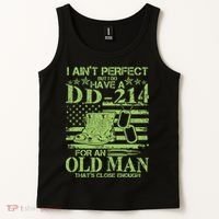 I Ain't Perfect But I Do Have A DD-214 Old Man Tank Top thumb 2
