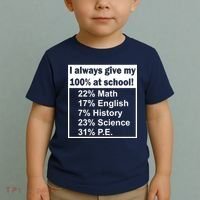 I Always Give My 100 Percent At School Toddler T-Shirt thumb 2