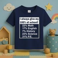 I Always Give My 100 Percent At School Toddler T-Shirt thumb 3